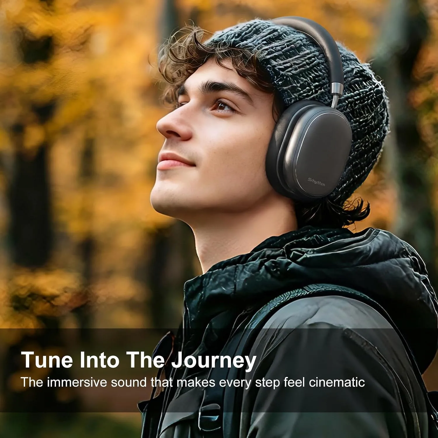 Srhythm NiceComfort 95 Adaptive Noise Cancelling Headphones Wireless