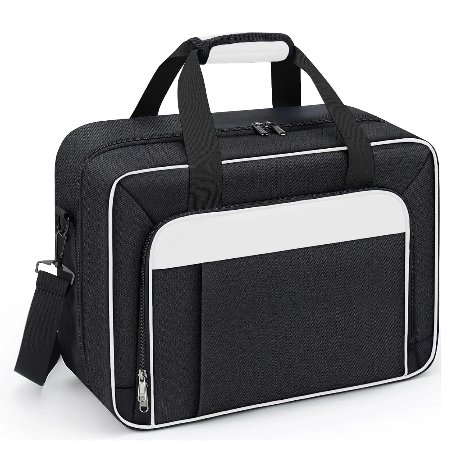 GDNasist Carrying Case Compatible with PS5/PS5 Pro/PS5 Slim, White