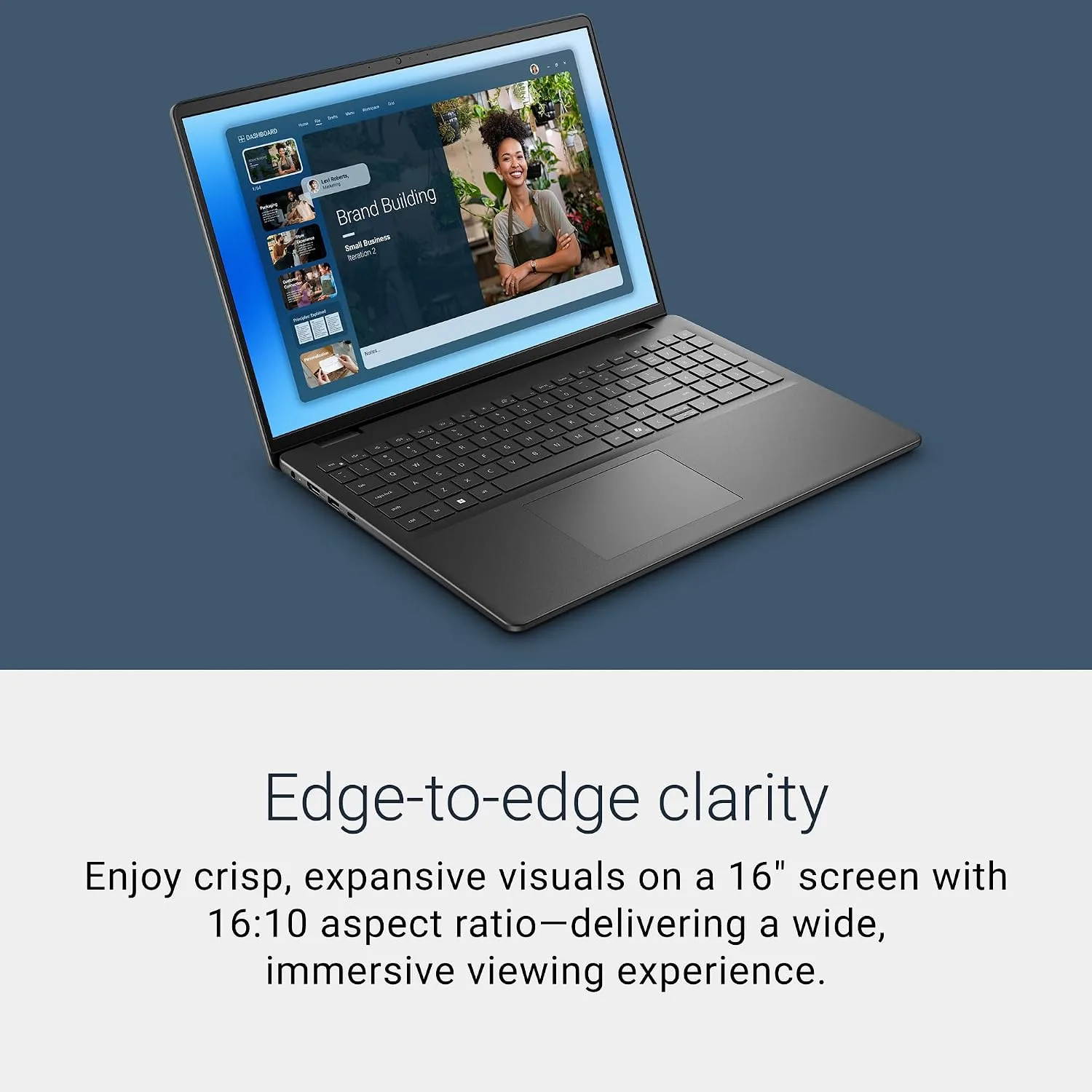 Dell 16 Laptop DC16250, FHD+, Intel Core 5 120U, 16GB RAM, Windows 11 Home