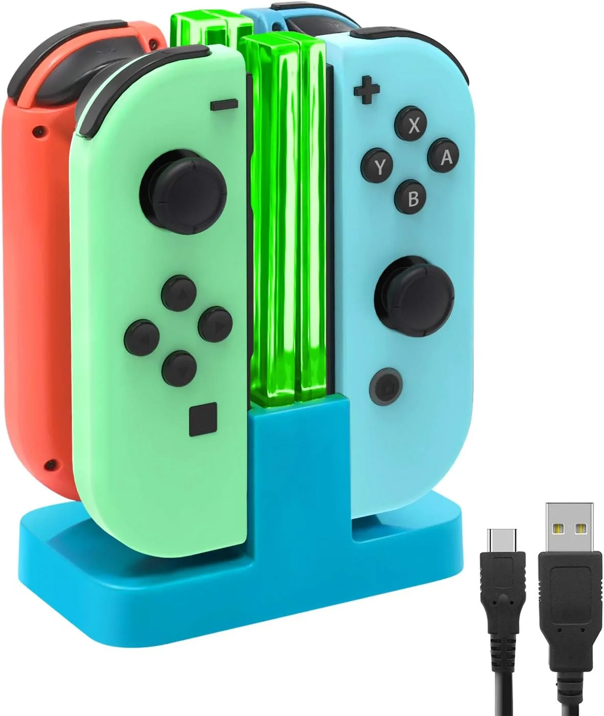 Cargador para control Nintendo Switch Fastsnail JoyCons Azul