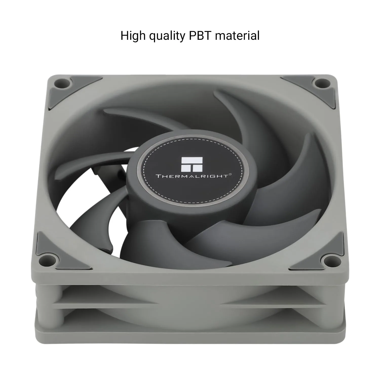 Thermalright TL-B8 CPU Fan, Computer Case Cooling Quiet 4pin PWM PC Fan with 80mm Silent, 2200RPM Speed, Low Noise 24dba, CPU Cooling (Gray)