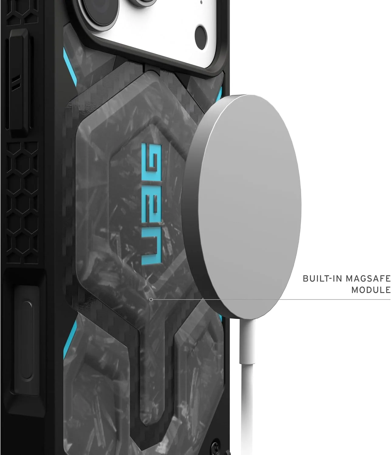 UAG Monarch Pro for iPhone 18 Pro Max Case/17 Pro Max Case, Forged Carbon