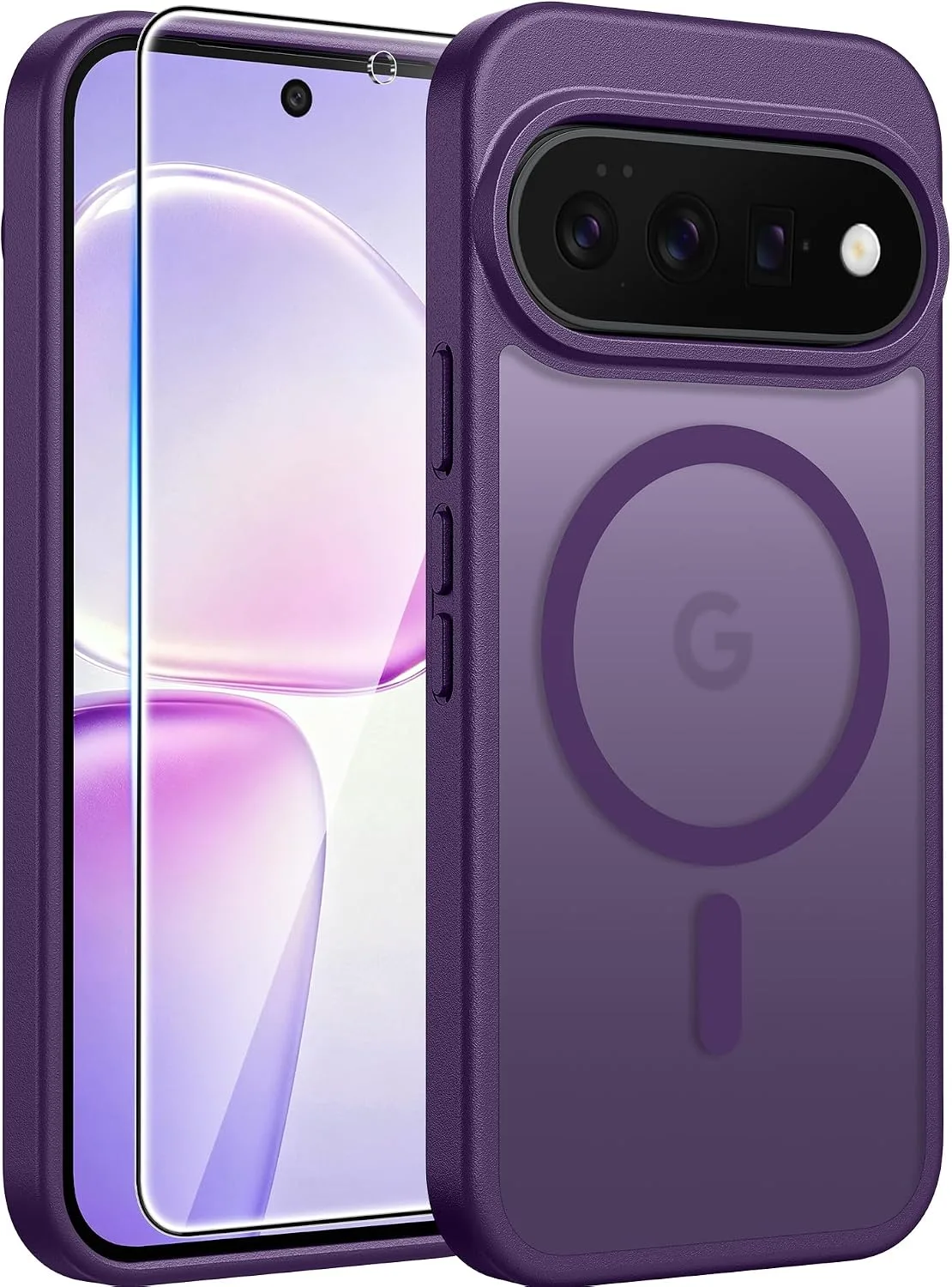 FNTCASE for Google Pixel 11 Pro XL Case Fit for MagSafe Purple