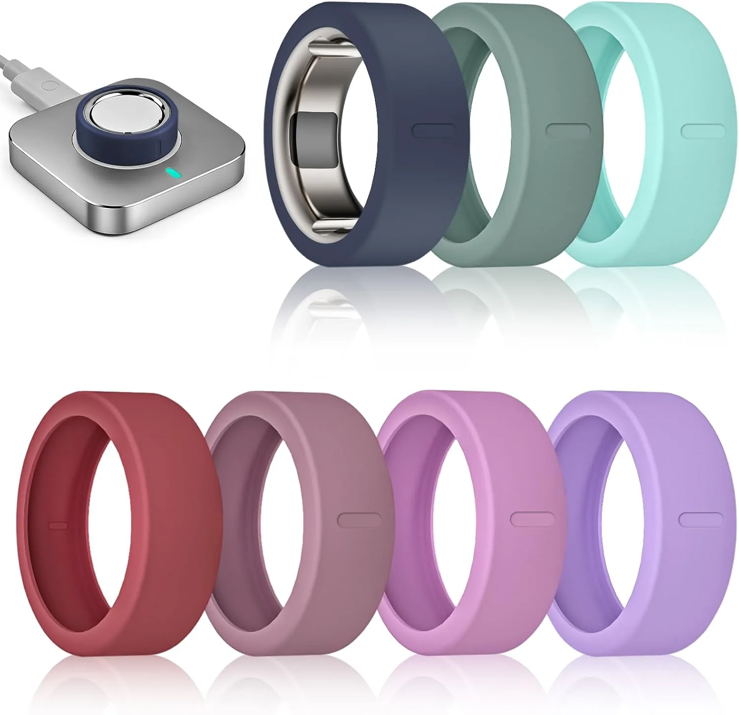 Protector para anillo Bandrain 7 unidades compatible con Oura Ring Gen 4/4 Ceramic y Gen 3