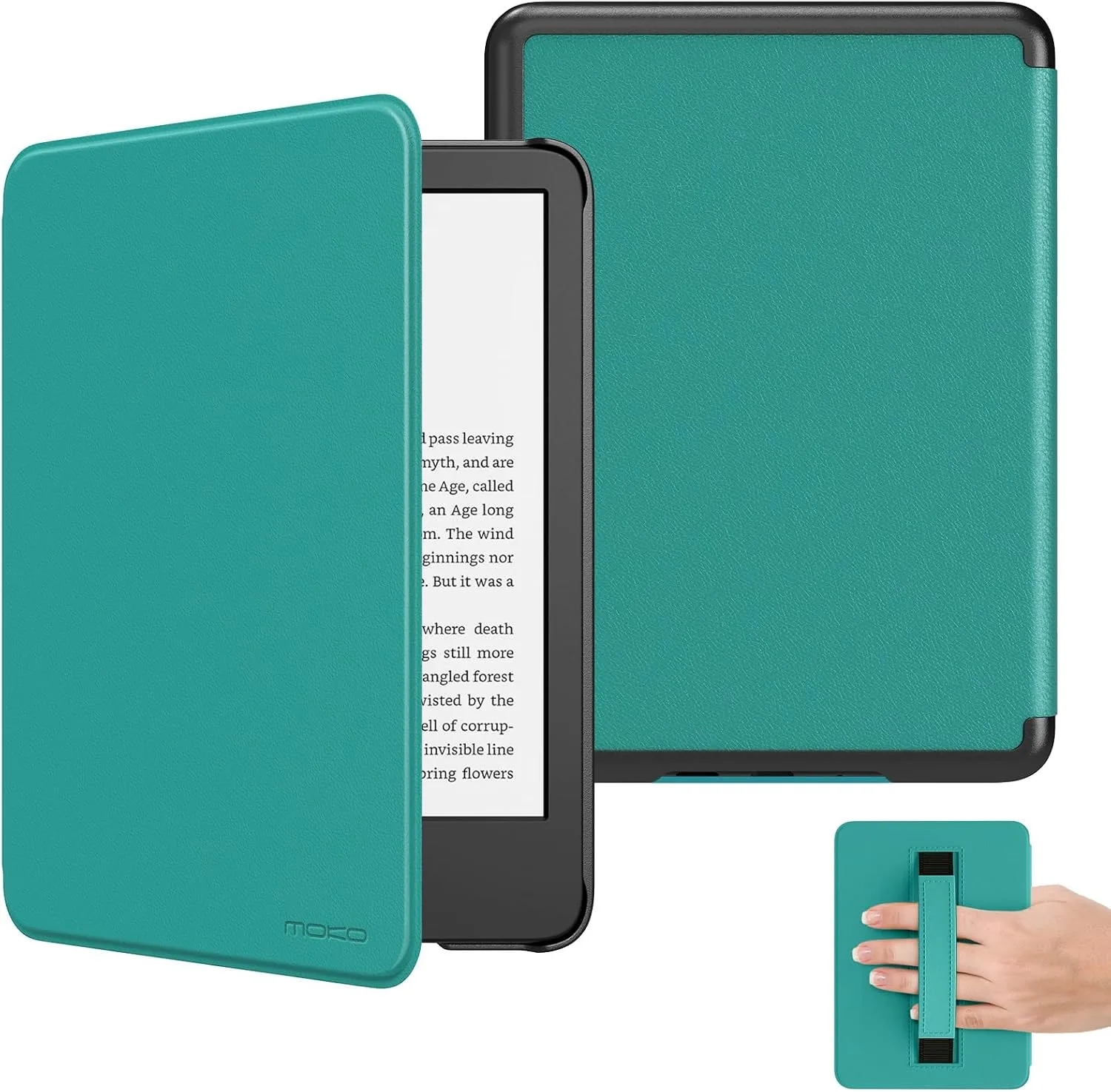 MoKo Case for 6" Kindle (11th Generation-2024/2022 Release), Jade Green