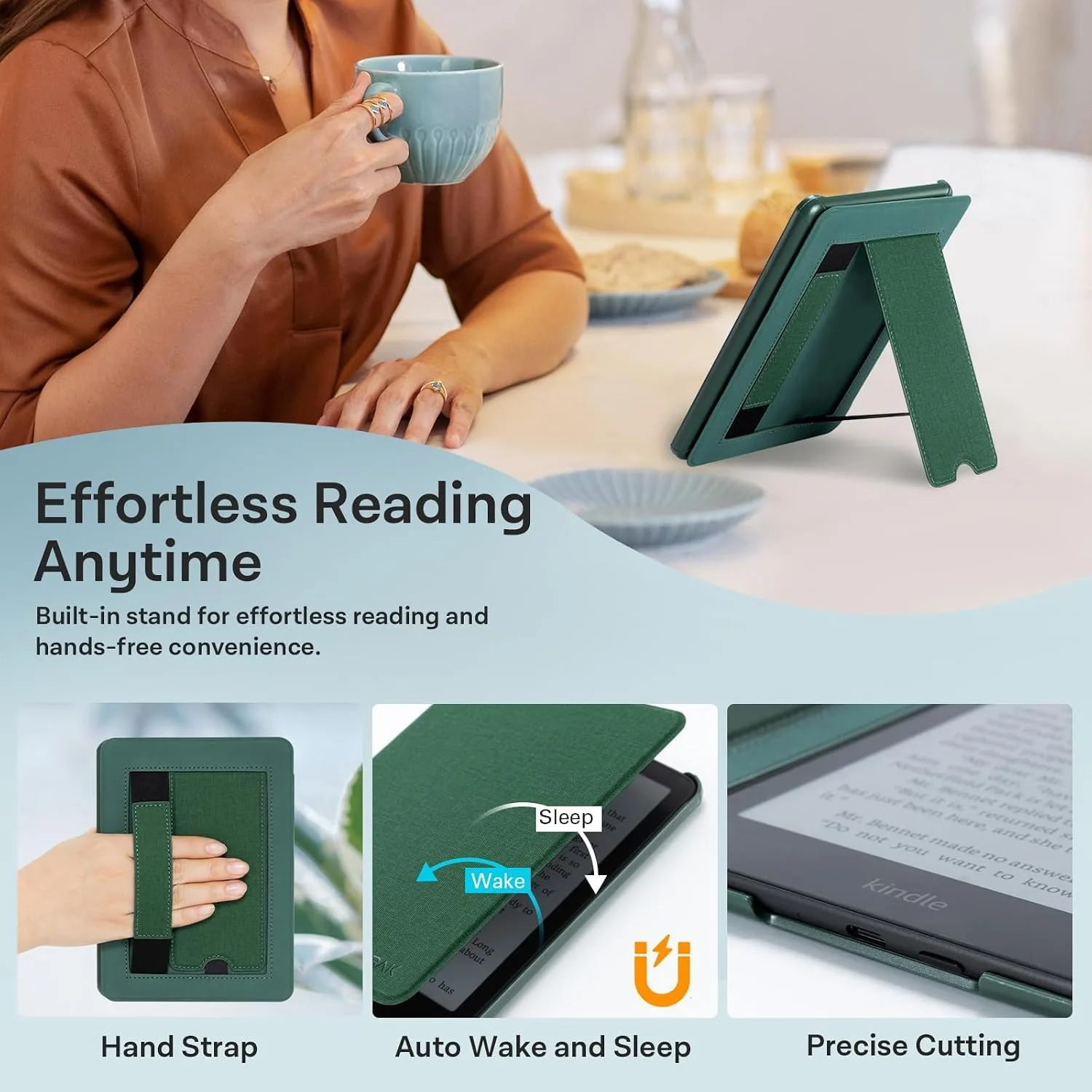 CoBak Stand Case for 7" Kindle Paperwhite & Kindle Colorsoft 12th Gen 2024