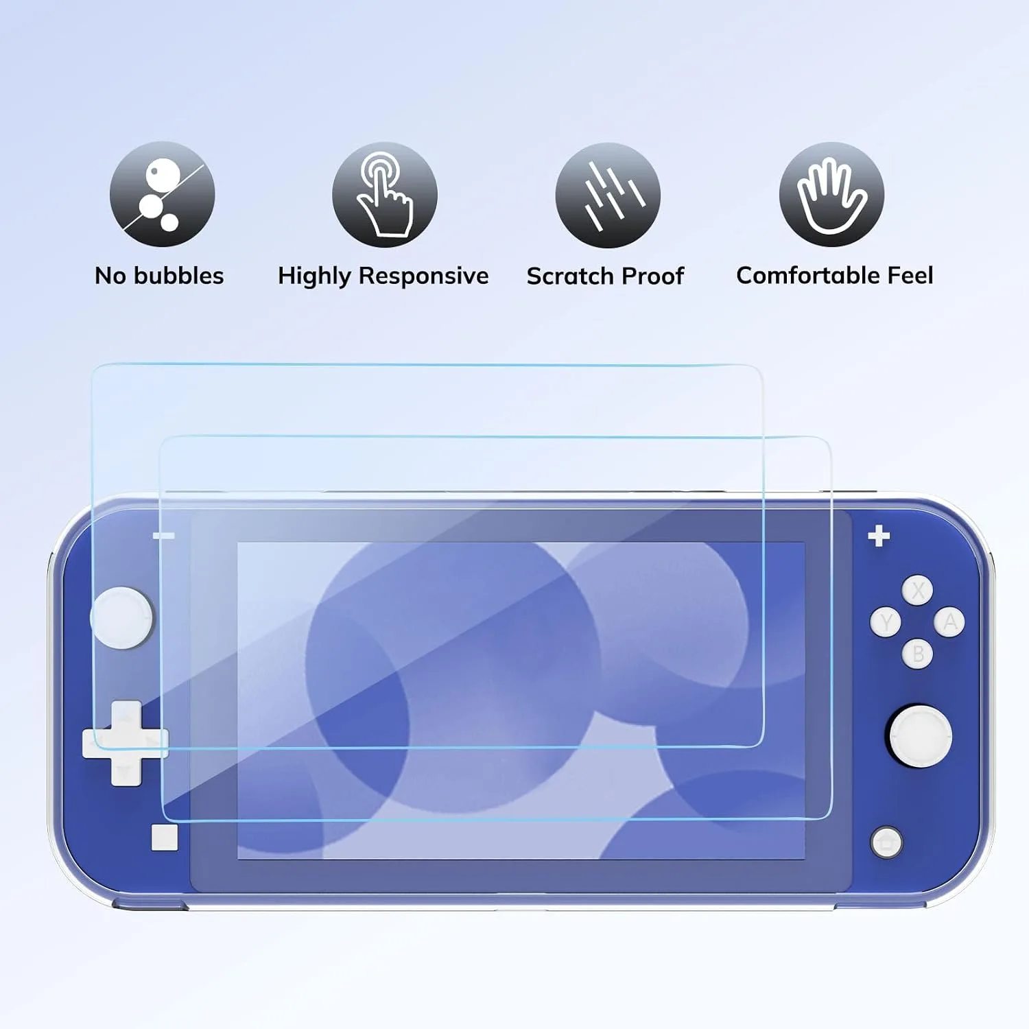 Younik Switch Lite Case, 14 in 1 Accessories Kit for NS Switch Lite (2019)
