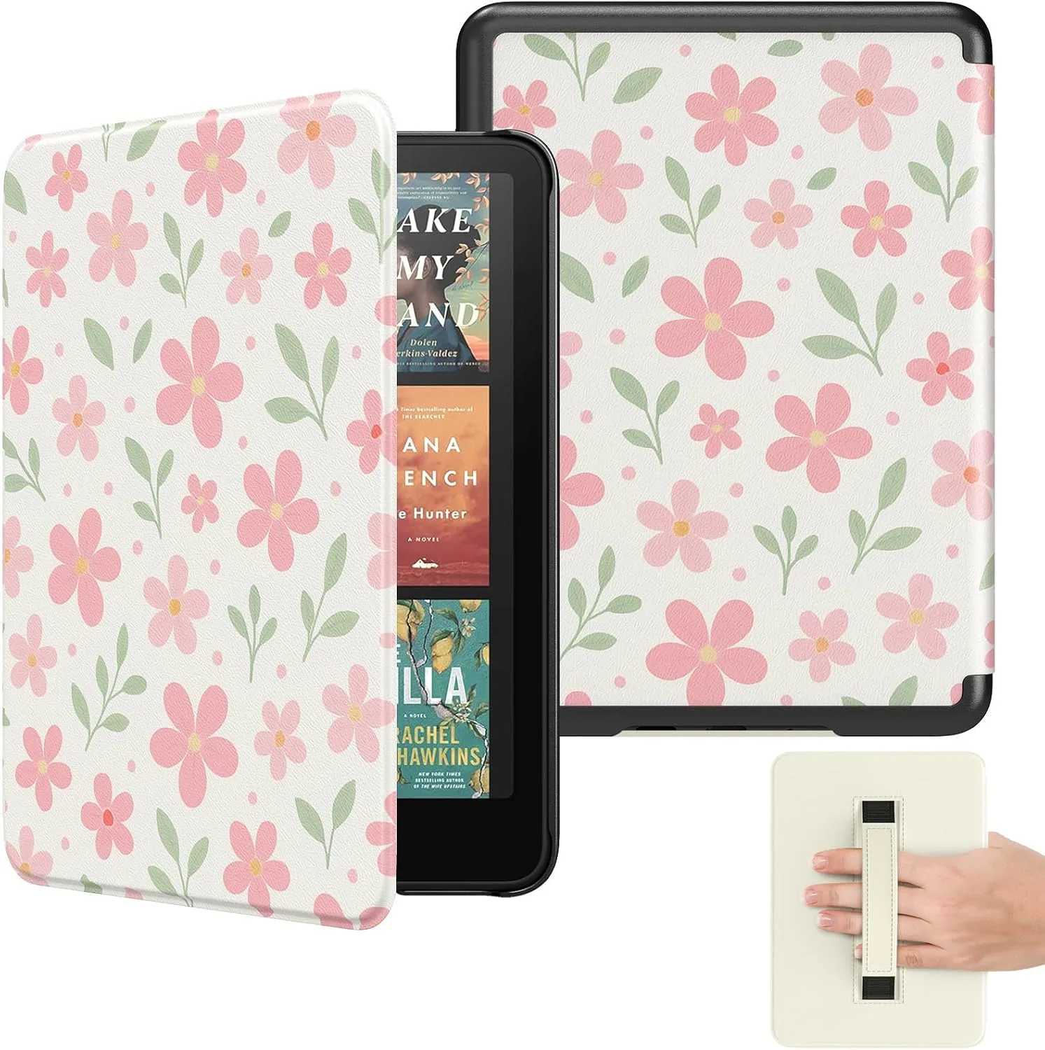 Estuche MoKo para Ebook Reader 7" 12th Gen 2024 Flores y Hojas
