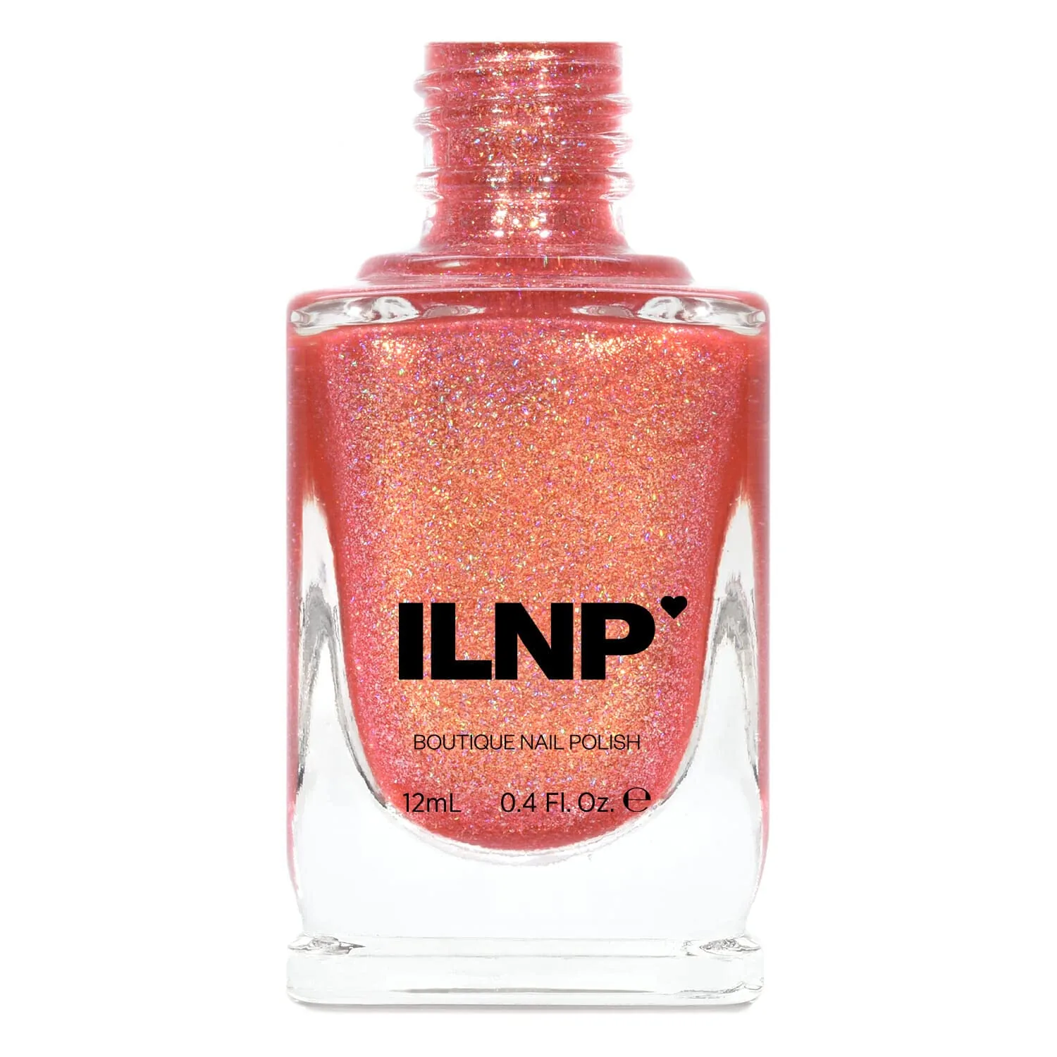 ILNP Citrus Punch - Orange Coral Holographic Nail Polish