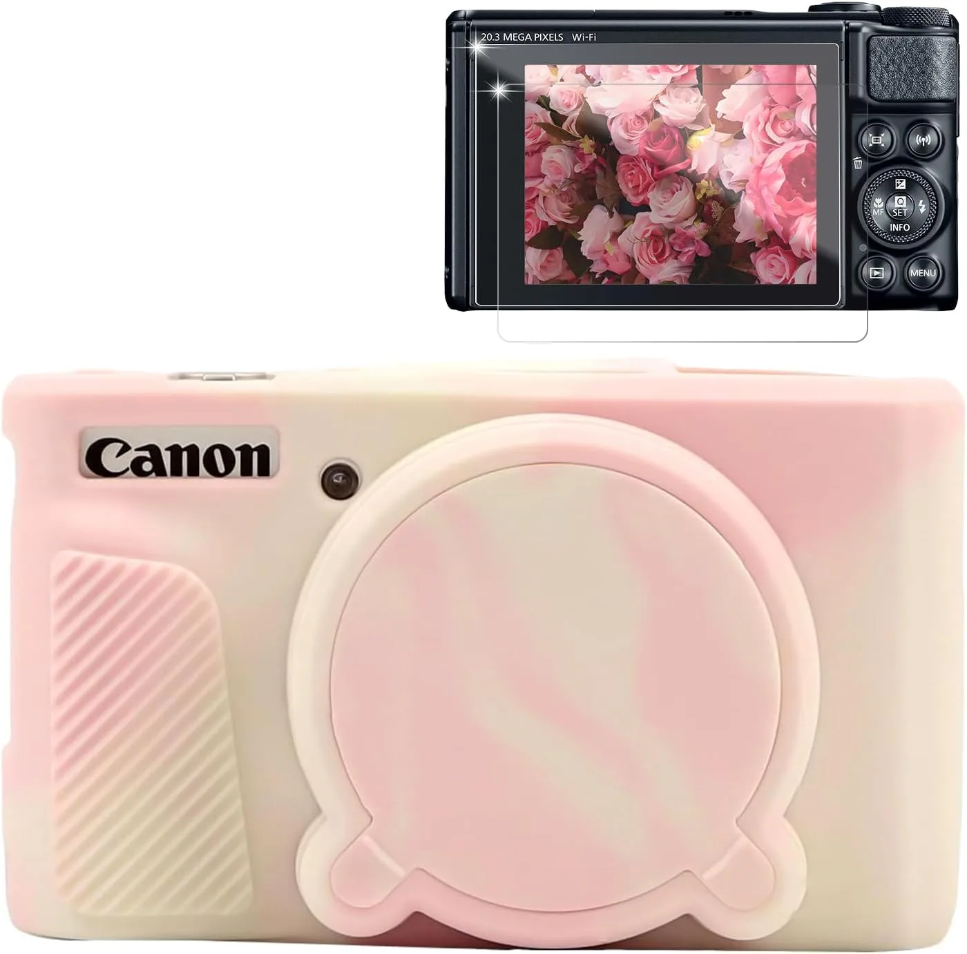 Case for Canon PowerShot SX740 HS, SX730 HS Camera - Misty Pink