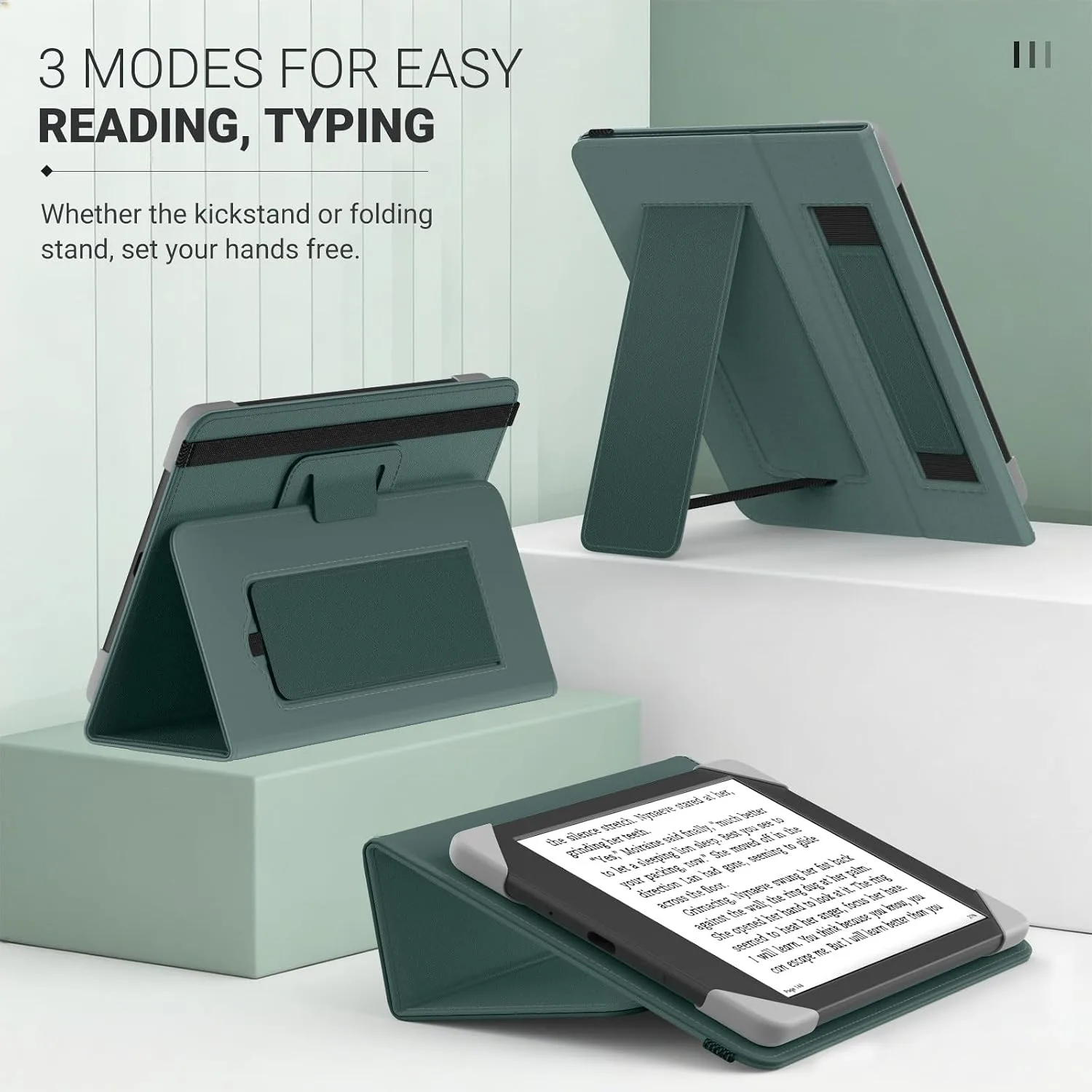 Moko Universal Case for 6 inch eReaders&Tablets, Midnight Green