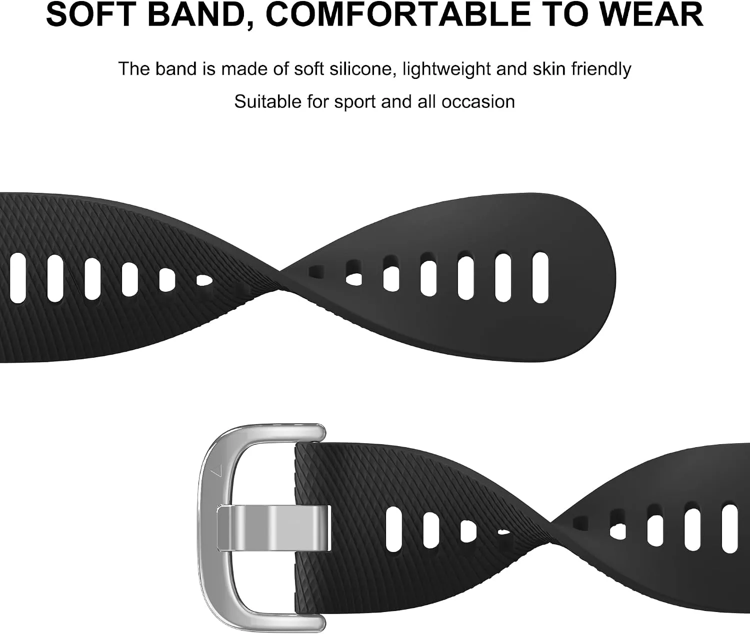 Meliya Silicone Bands Compatible with Coros Pace 3/Pace 4/Pace Pro/Apex 2 Pro/Apex Pro/Apex 46mm Watch Band, Soft Silicone Sport Replacement Wristband for Coros Pace 4/3 Watch