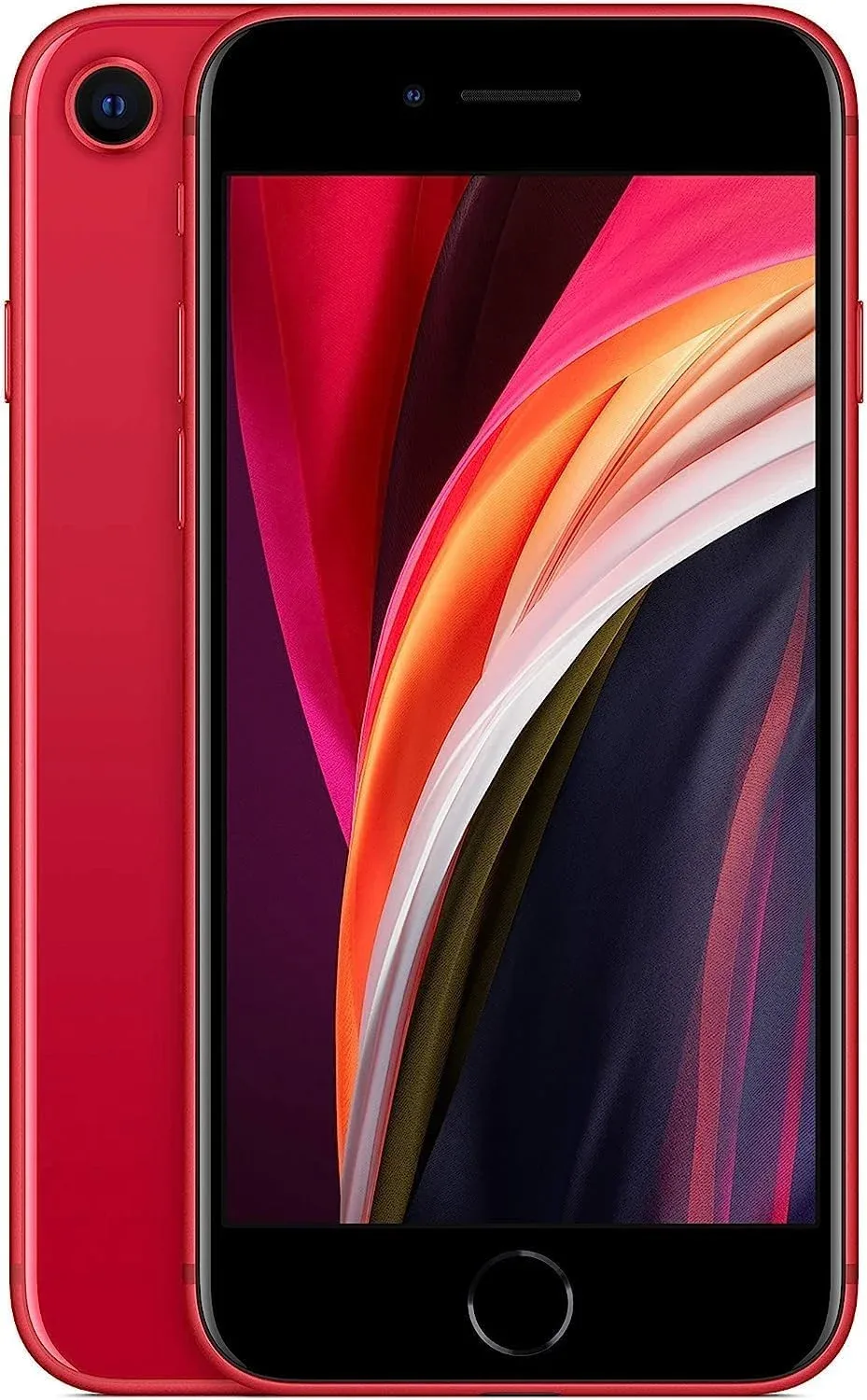 Apple iPhone SE (2nd Generation), 128GB, Red, Unlocked (Renewed Premium)