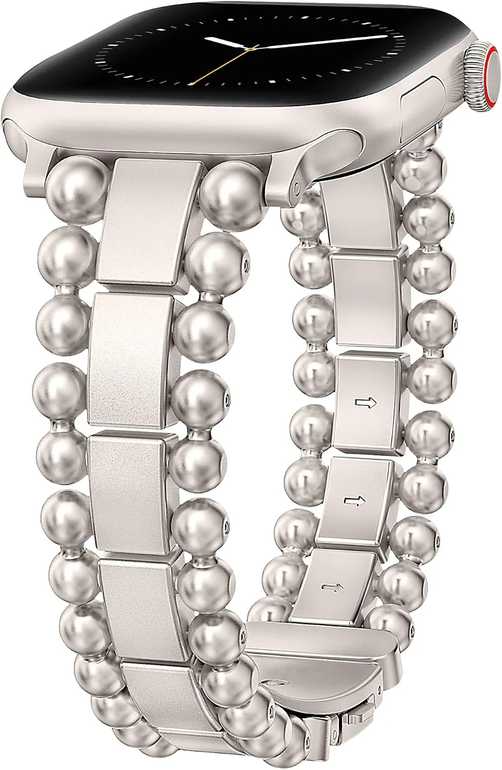 Correa para Apple Watch Toyouths Dressy Metal Beaded para mujer