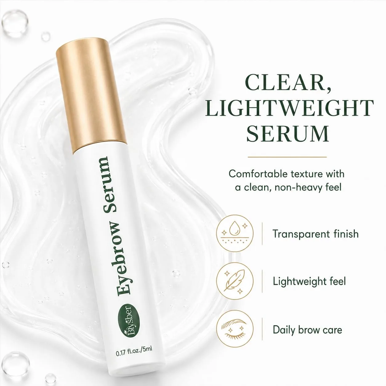 BIYSBER Eyebrow Growth Enhaning Eyelash Primer with Hyaluronic Acid