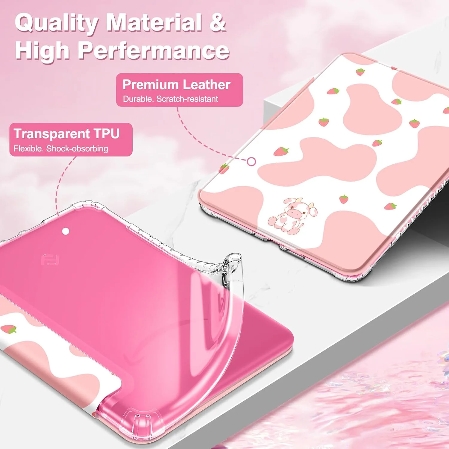Fintie Clear Case for 7" Kindle Paperwhite 12th Gen 2024 & Kindle Colorsoft