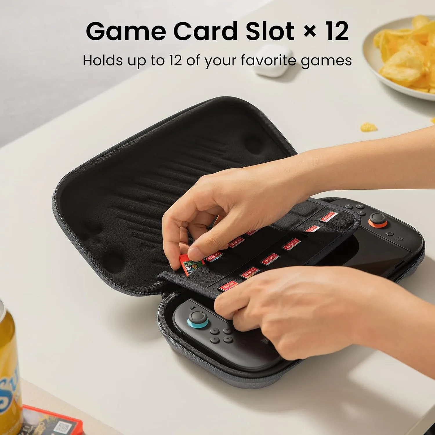 tomtoc Slim Carring Case for Nintendo Switch 2, Military Grade Protection