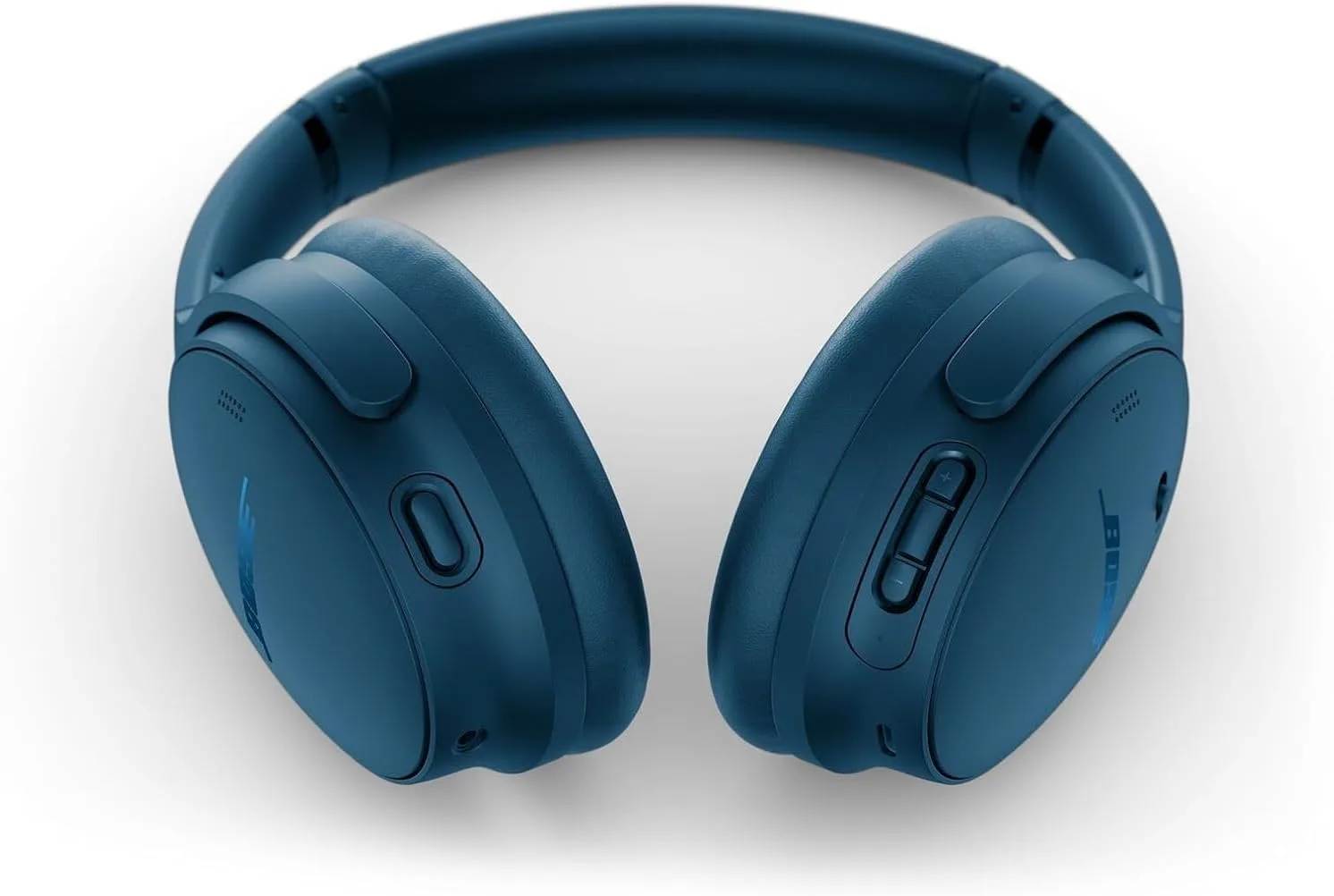 Bose QuietComfort Headphones Bundle with Fast Charger - Wireless Bluetooth Over-Ear Noise Cancelling Headphones with Mic, USB-C Charging, Deep Bass, Up to 24 Hours Playtime (Twilight Blue)