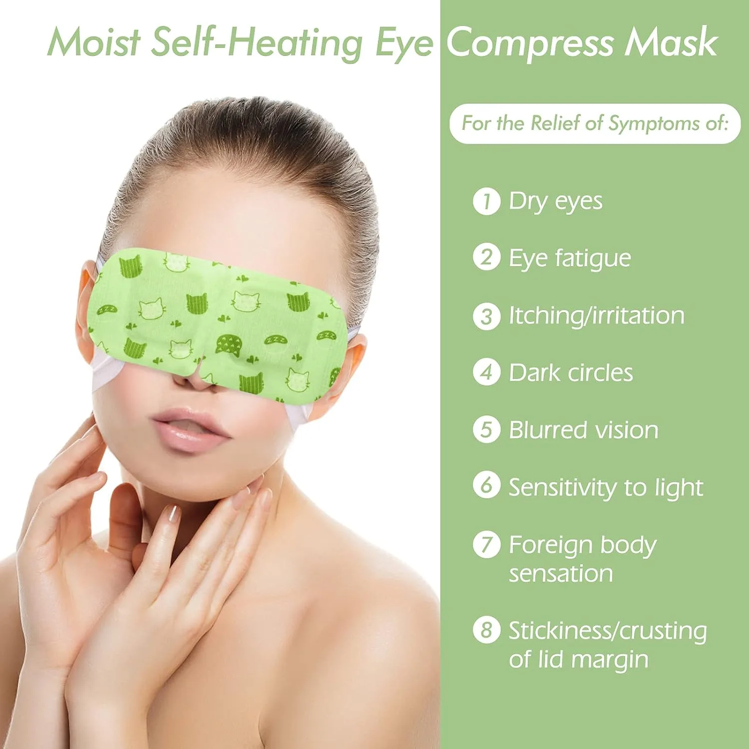 Jekeno Steam Eye Mask Heated Eye Masks for Dry Eyes
