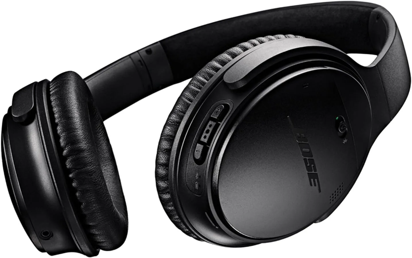 Bose QuietComfort 35 (Series I) Wireless Headphones, Noise Cancelling - Black (Renewed)