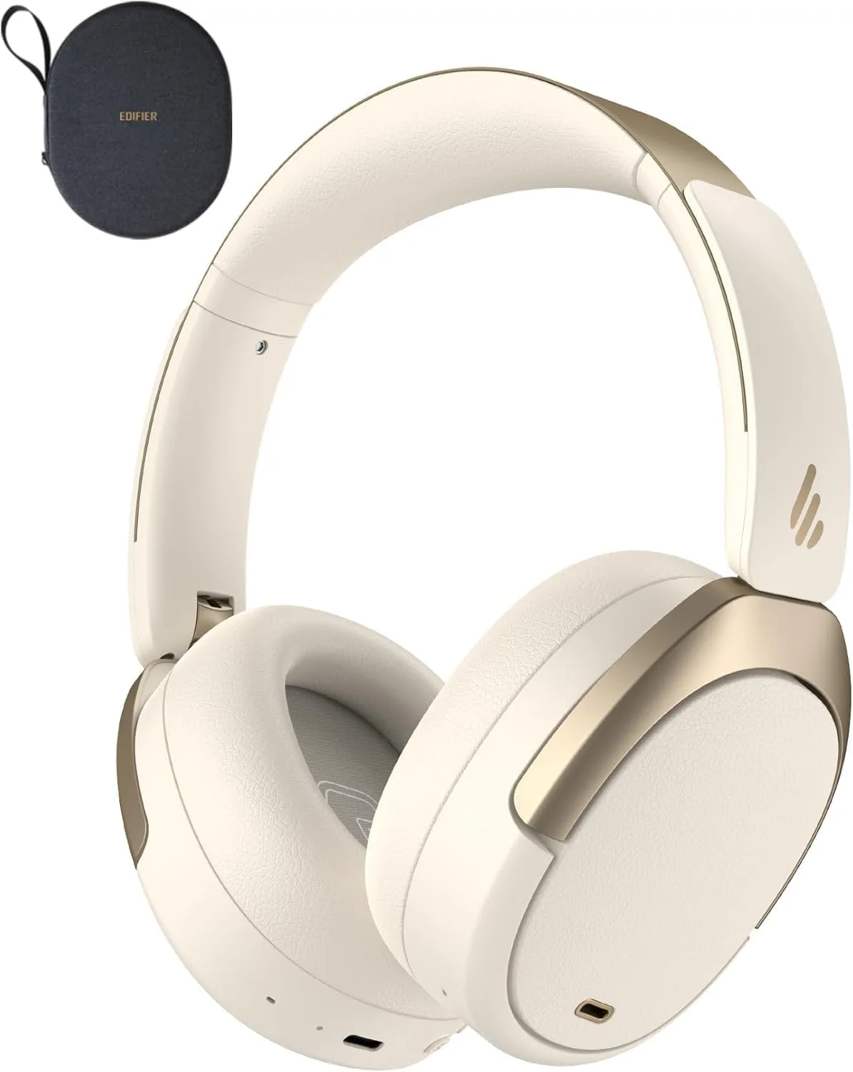 Edifier WH950NB Gen 2 8-Level Active Noise Cancelling Headphones, Ivory
