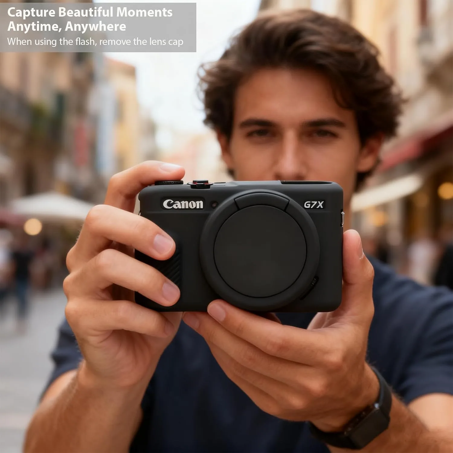 Camera Case for Canon G7X Mark II / G7X II - Black