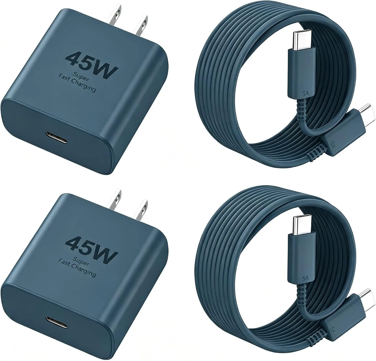 Phone 18 17 Pro Max Charger Fast Charging 45W USBC Phone Duo Fast Charger