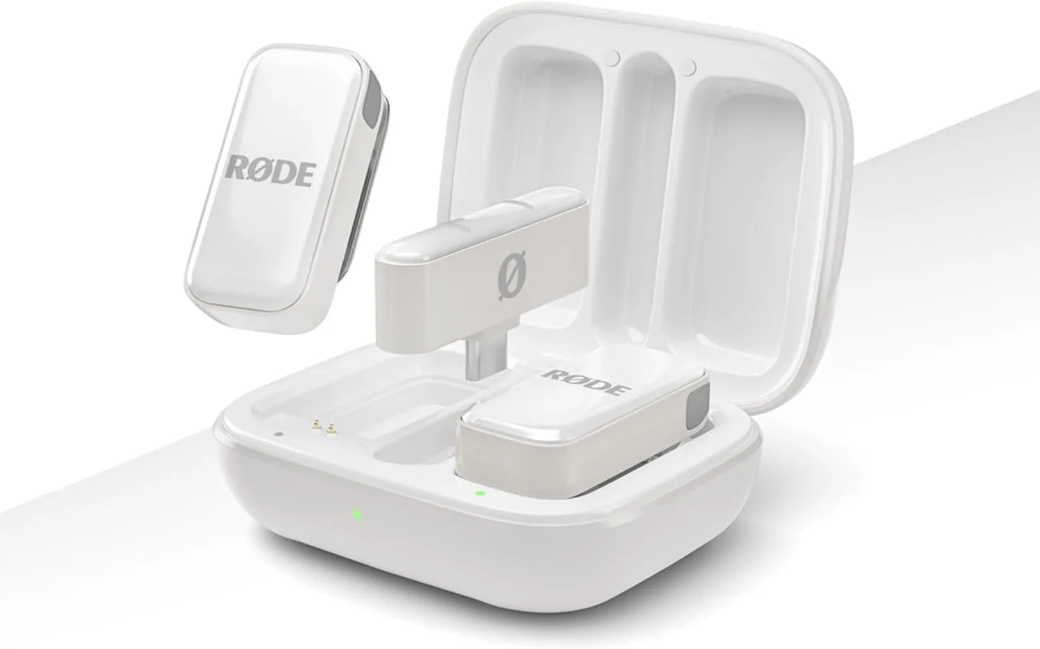 RØDE Wireless Micro (2 Mics + Case), USB-C for Smartphones, White