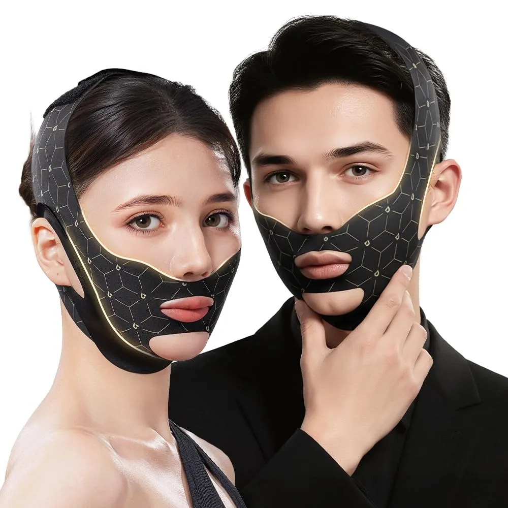 Double Chin Reducer, Face Lifting Tapes, Jawline Shaper Chin Strap