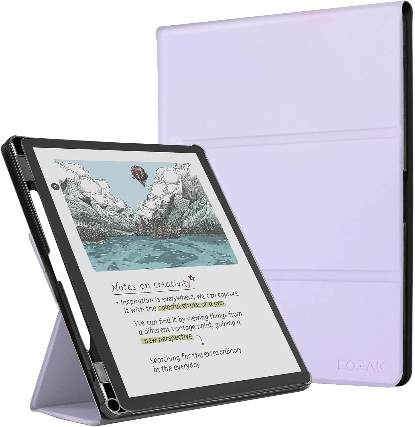 CoBak Case for TCL 11" Device with Stand, Auto Sleep Wake & Pen Holder