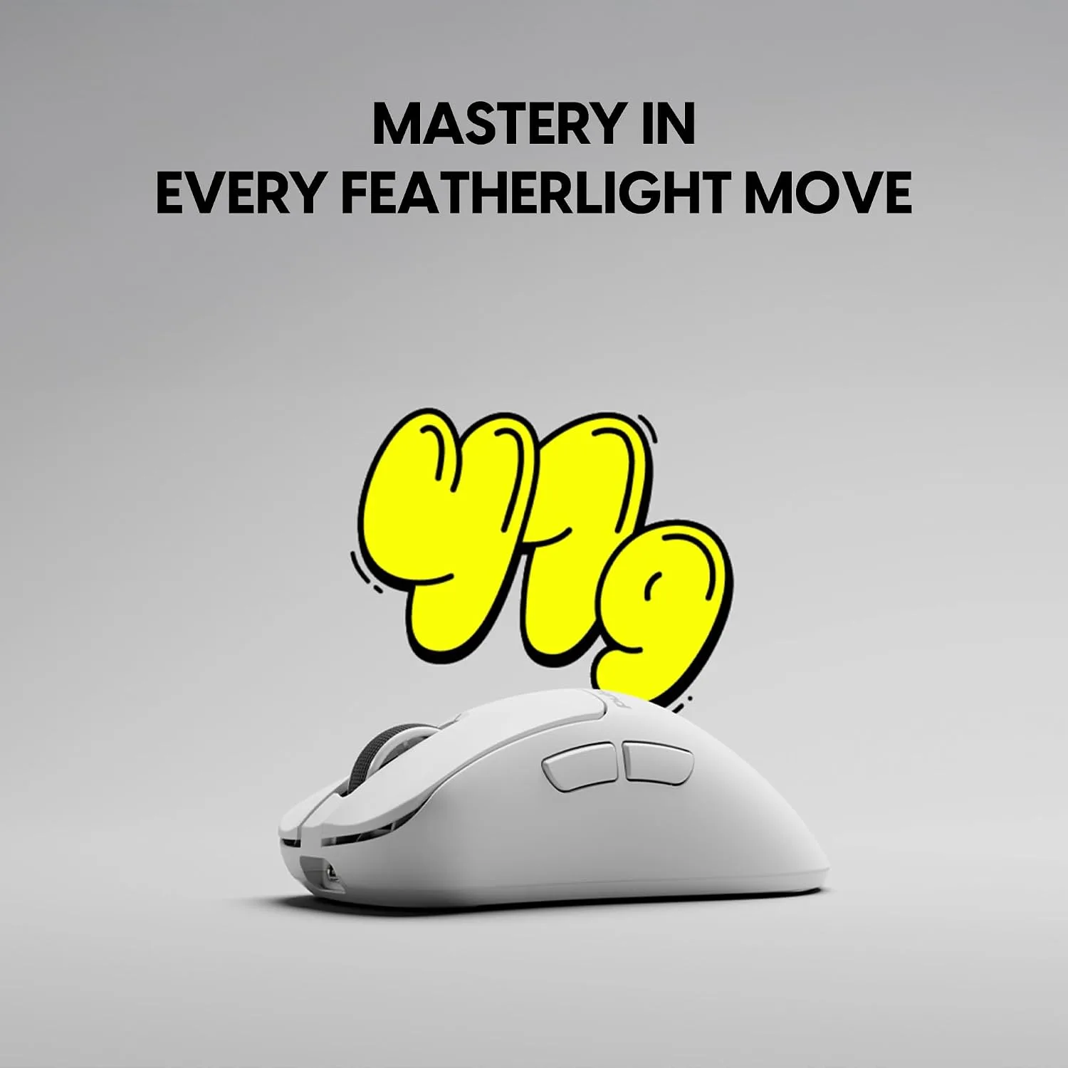 Pulsar Gaming Gears Xlite Crazylight Gaming Mouse, Mini, Uyuni White