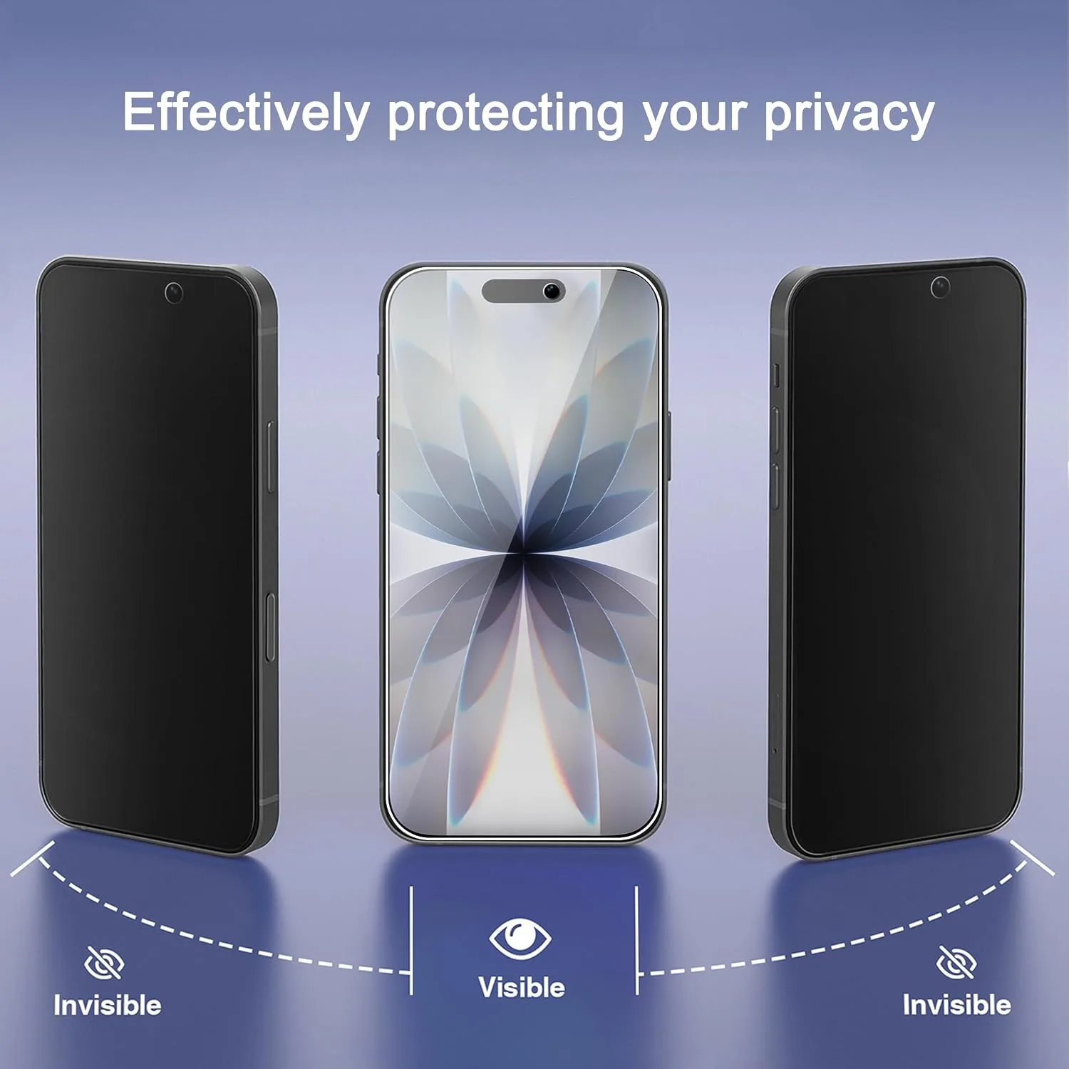Ailun 3 Pack Privacy Screen Protector for iPhone 17 / iPhone 16 Pro