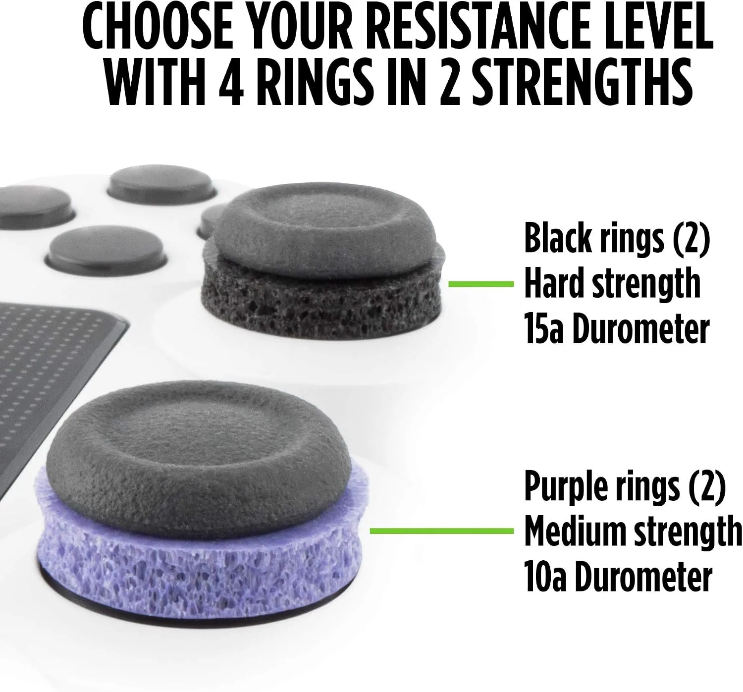 KontrolFreek Precision Rings | Aim Assist Motion Control for PlayStation 4 (PS4), PS5, Xbox One, XBX, Switch Pro & Scuf Controller (Black/Purple)