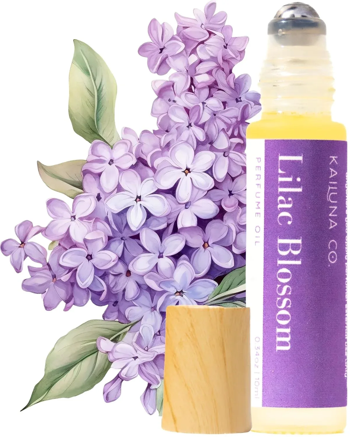 Perfume Roll On Kailuna Co. Lilac Blossom para Mujer 10 ml