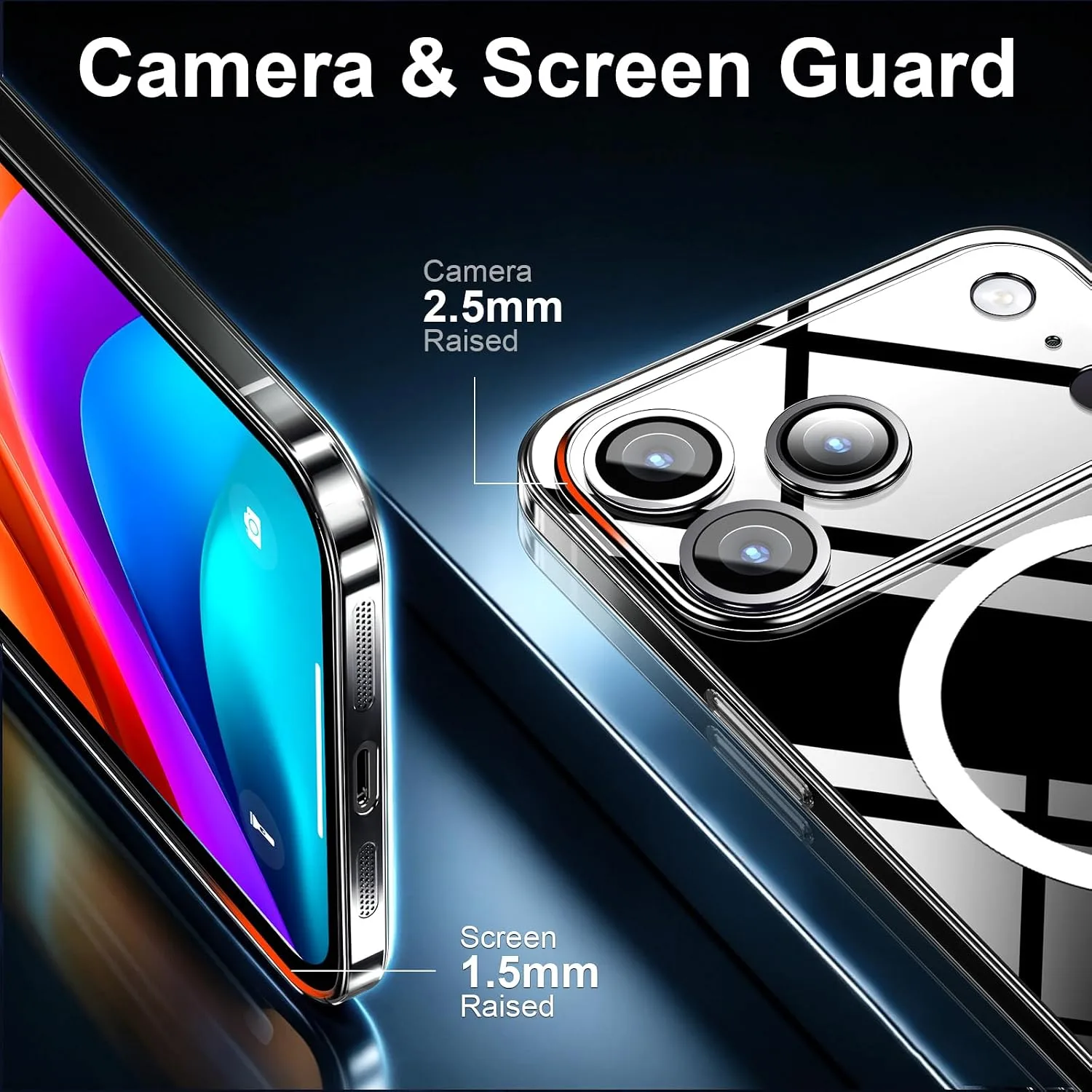 Magnetic Slim Designed for iPhone 18 Pro Max Case[Compatible with MagSafe],Thin Finish Skin Hard Back Case [Non Yellowing] Ultra Protective Fit Cover with Camera Protection 6.9 Inch (Clear)
