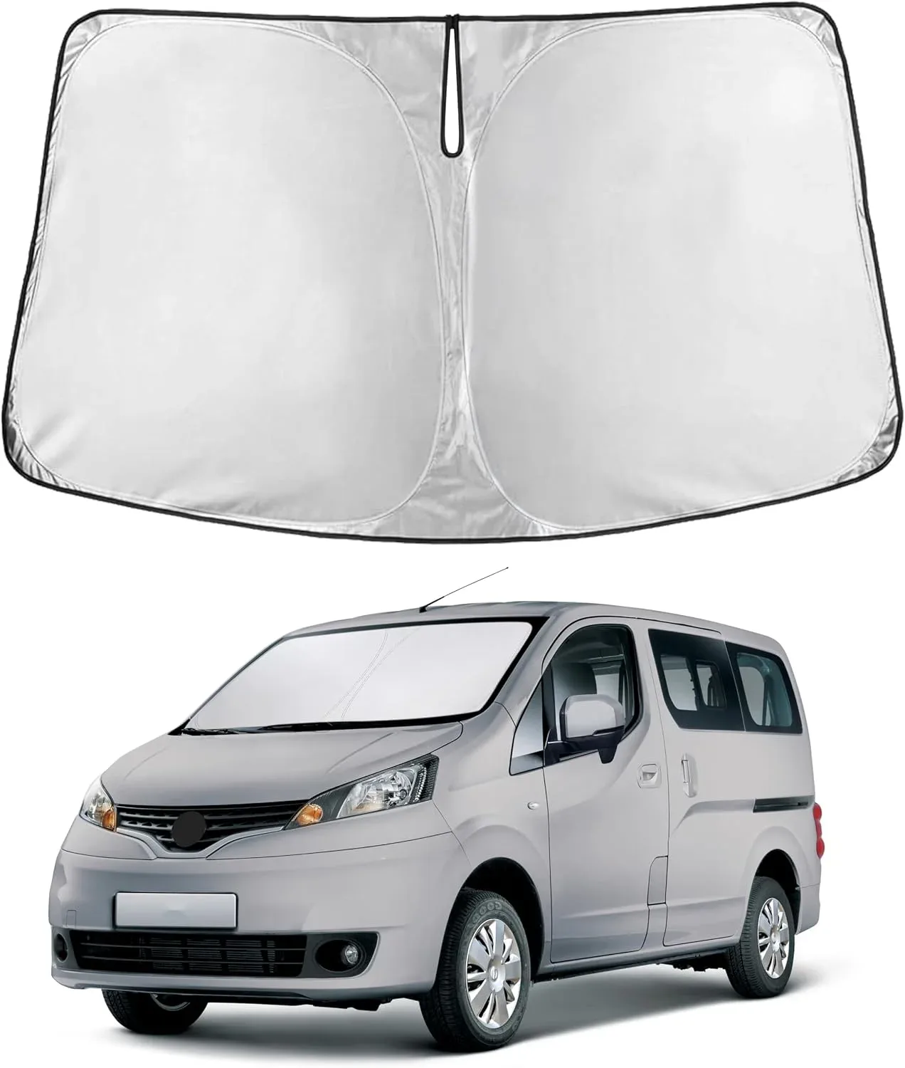 Parasol para parabrisas EcoNour compatible con Nissan NV 200 2014-2021