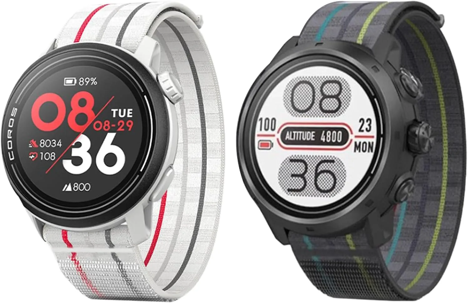 22MM Sport Nylon Bands for COROS PACE 3/4/APEX PRO/2 PRO/APEX 46mm for Women Men