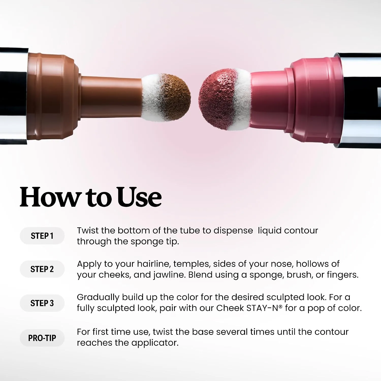 Sacheu Liquid Contour STAY-N Cream Contour, Longwear, Giving Fierce