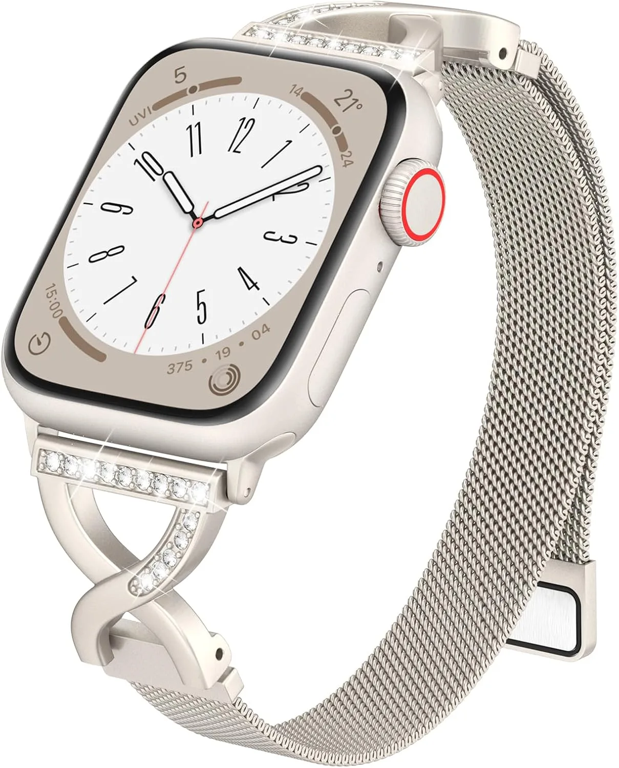 Correa para Apple Watch BRG Thin Mesh Loop con cierre en X para mujer