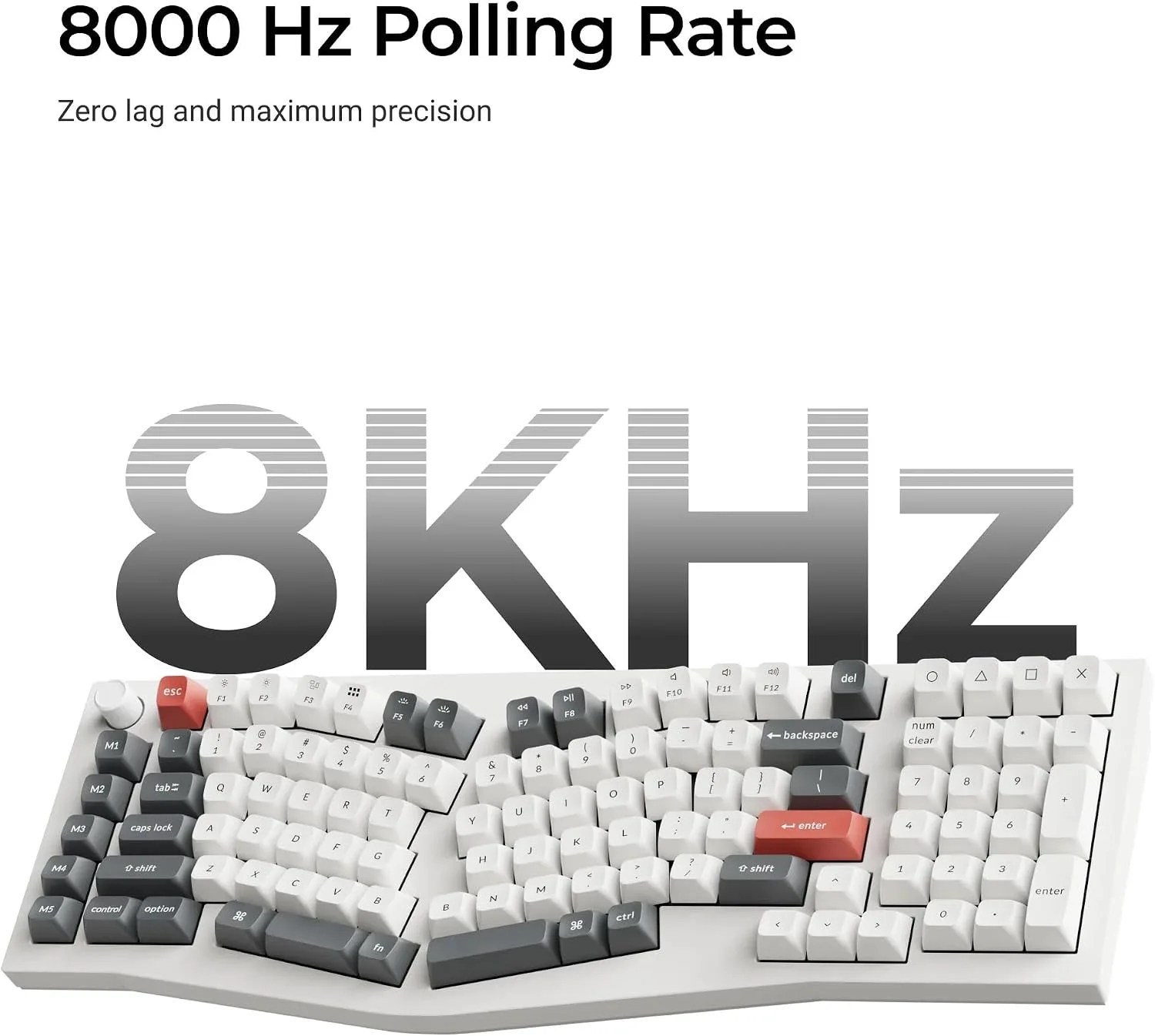 Keychron Q13 Ultra 8K 96% Alice Layout Wireless Custom Mechanical Keyboard