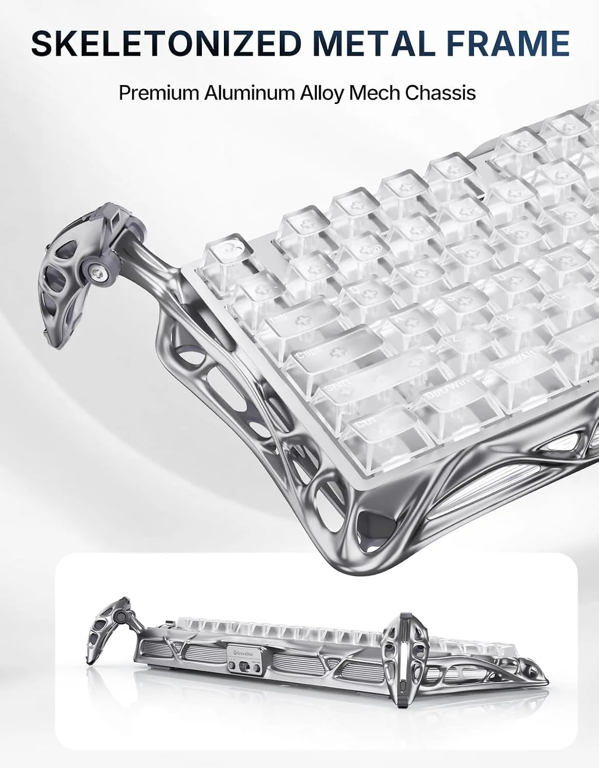 GravaStar Mercury K1 Pro 75% Wireless Mechanical Gaming Keyboard, Hot-Swap