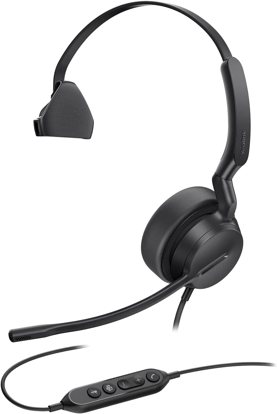 Yealink UH42 USB-C/A Wired Headset,AI Noise Cancelling Mic,in-Line Controls