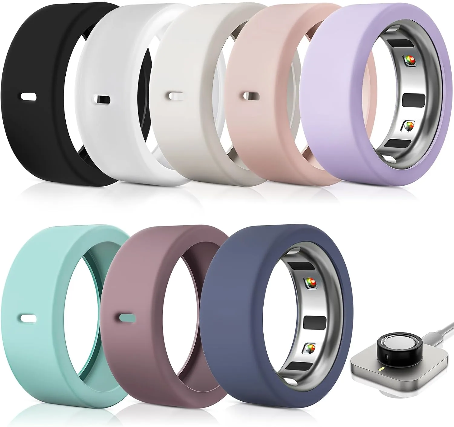 Compatible with Oura Ring Gen 4/4 Ceramic/Gen 3/Ultrahuman Rings Cover