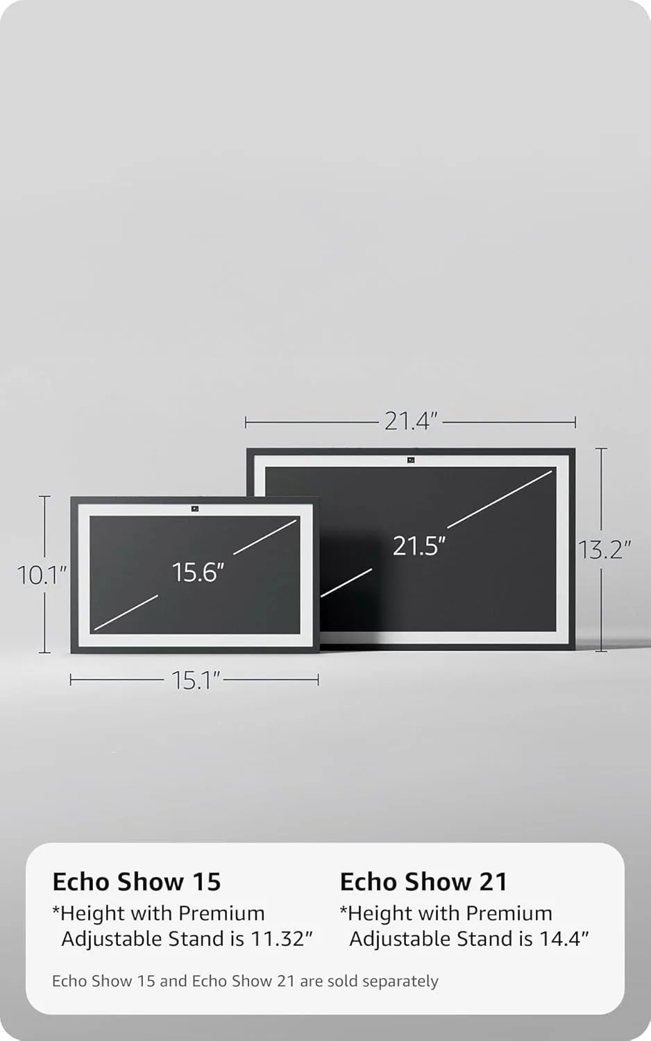 Amazon Echo Show 15 (newest model), Full HD 15.6" kitchen hub for home organization, with built-in Fire TV, Designed for Alexa+