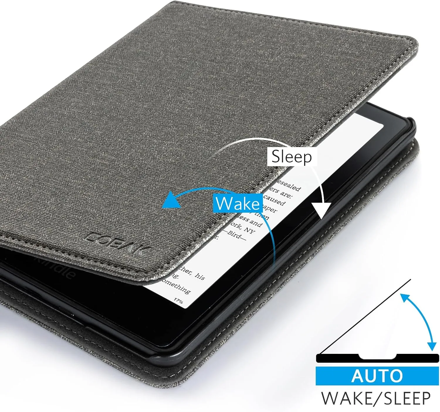 CoBak Case with Stand for for 6" Kindle (2024 & 2022, 11th Gen)