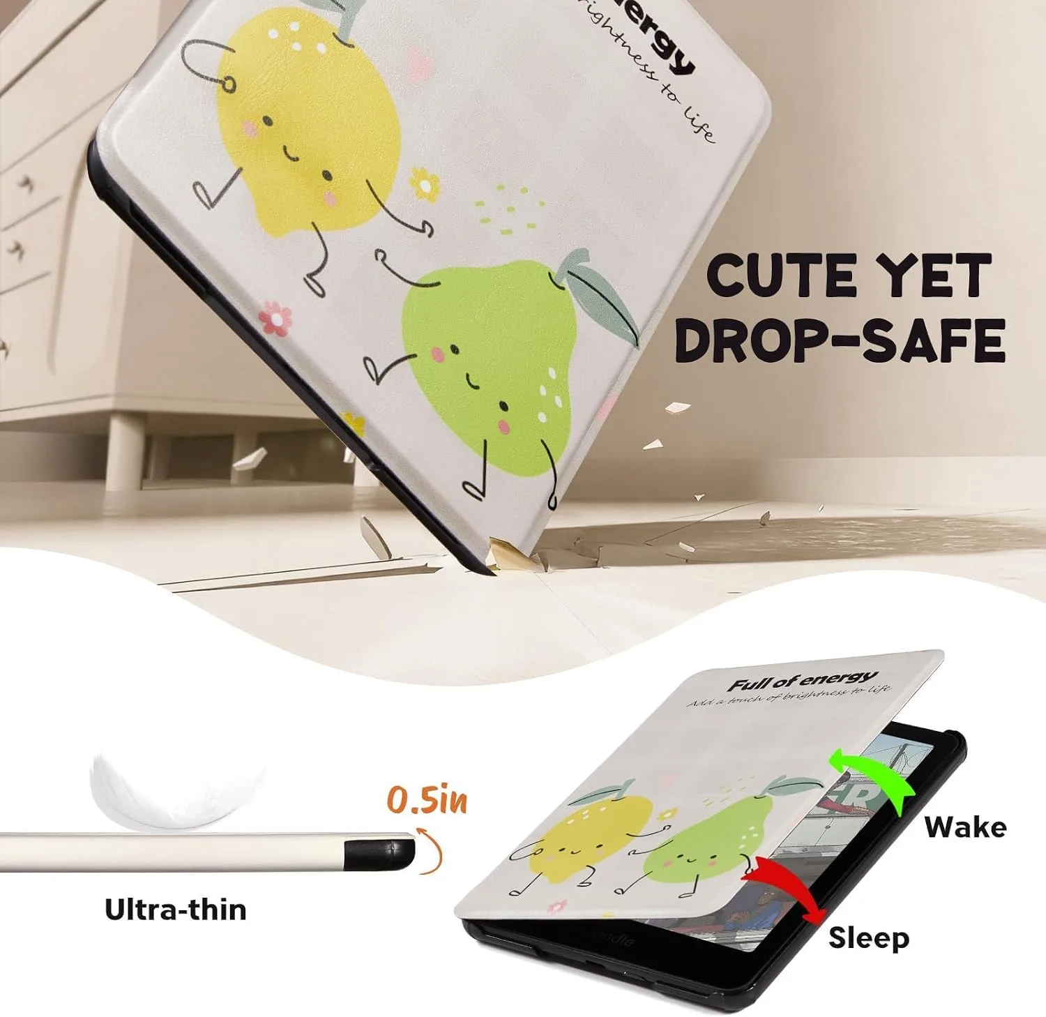 CoBak Magnetic Case for 7" Kindle Paperwhite 12th 2024 and Kindle Colorsoft
