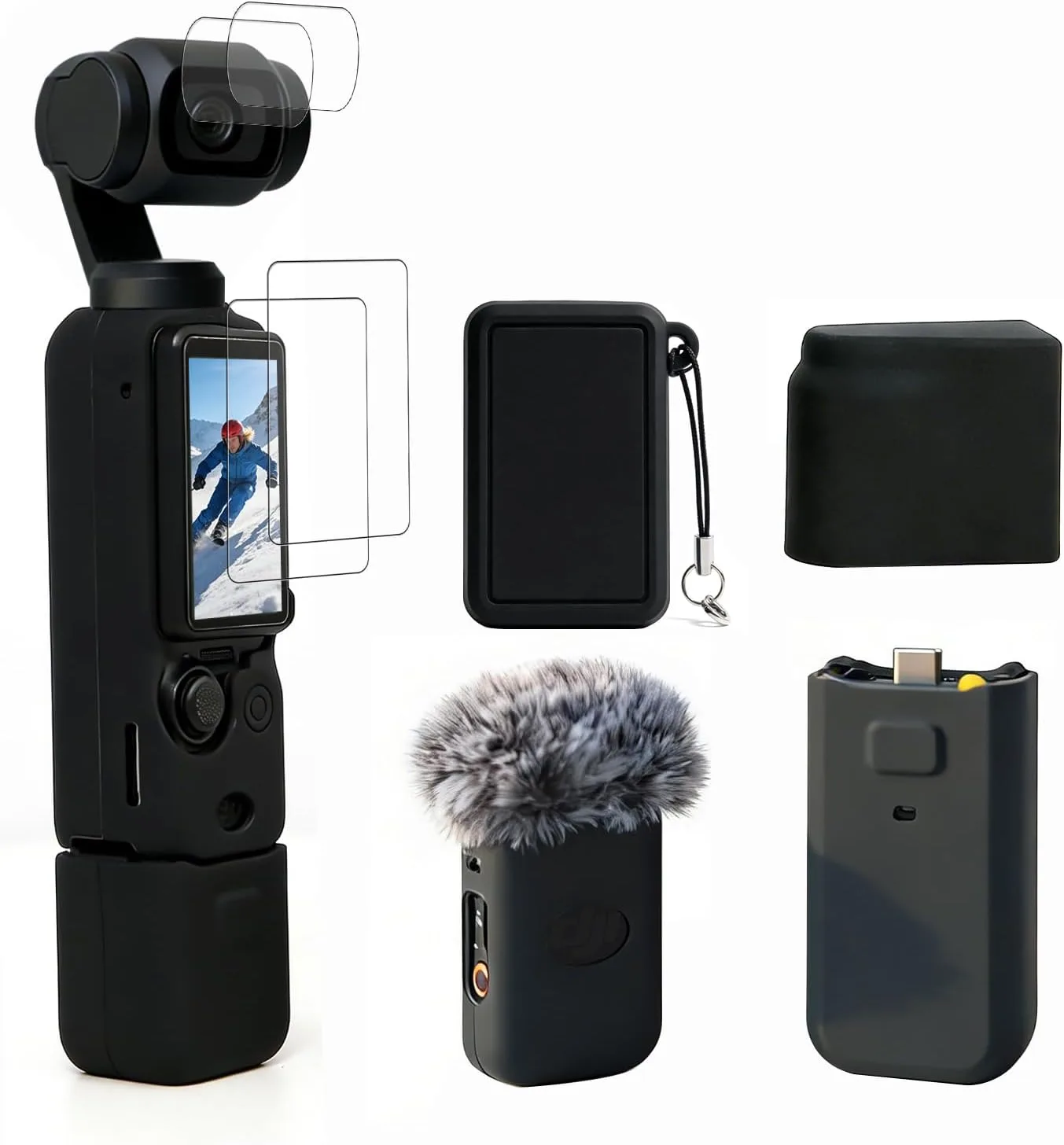 Case for DJI Osmo Pocket 3 / Xtra Muse Camera - Black