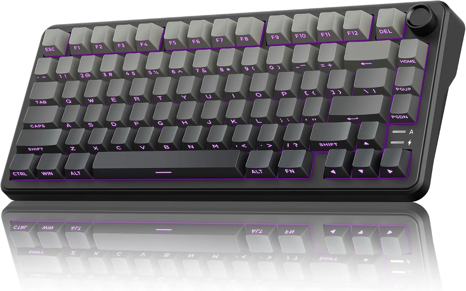 Teclado Gamer Mecánico RedThunder K75 Wireless 75% Gris Degradado