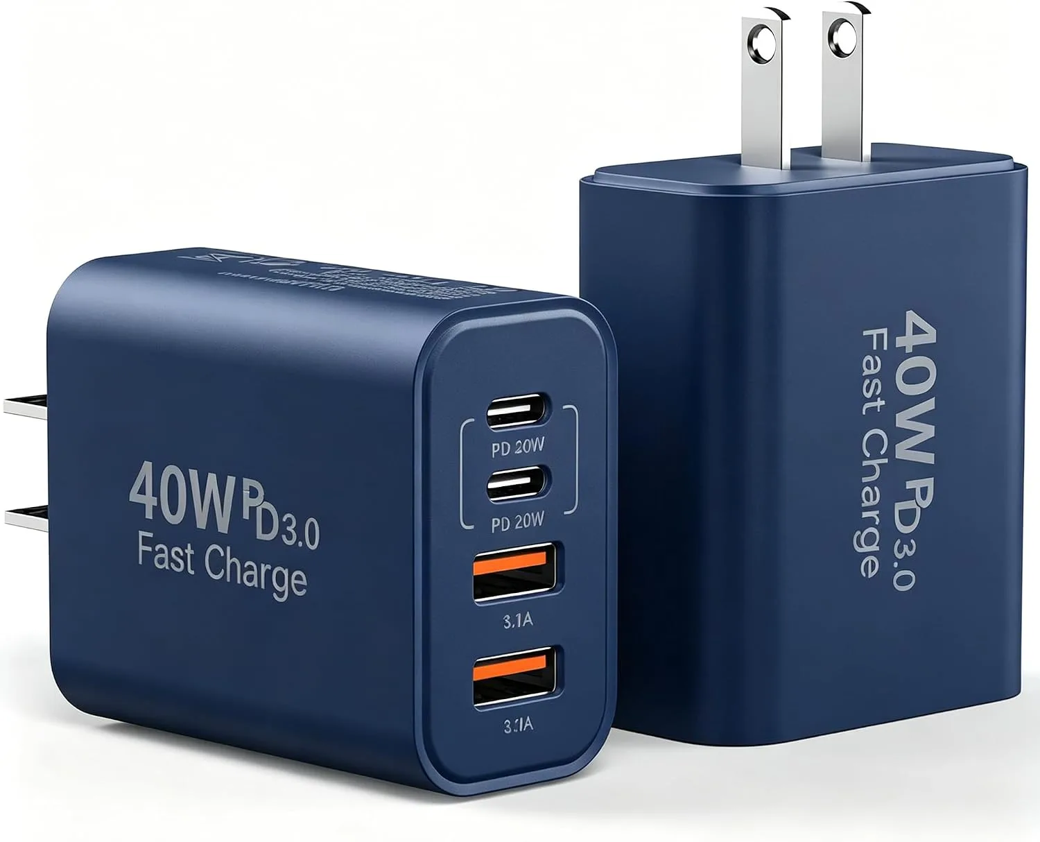 USB C Charger Block Multiple Ports Wall Charger Fast Phone Charging Blocks