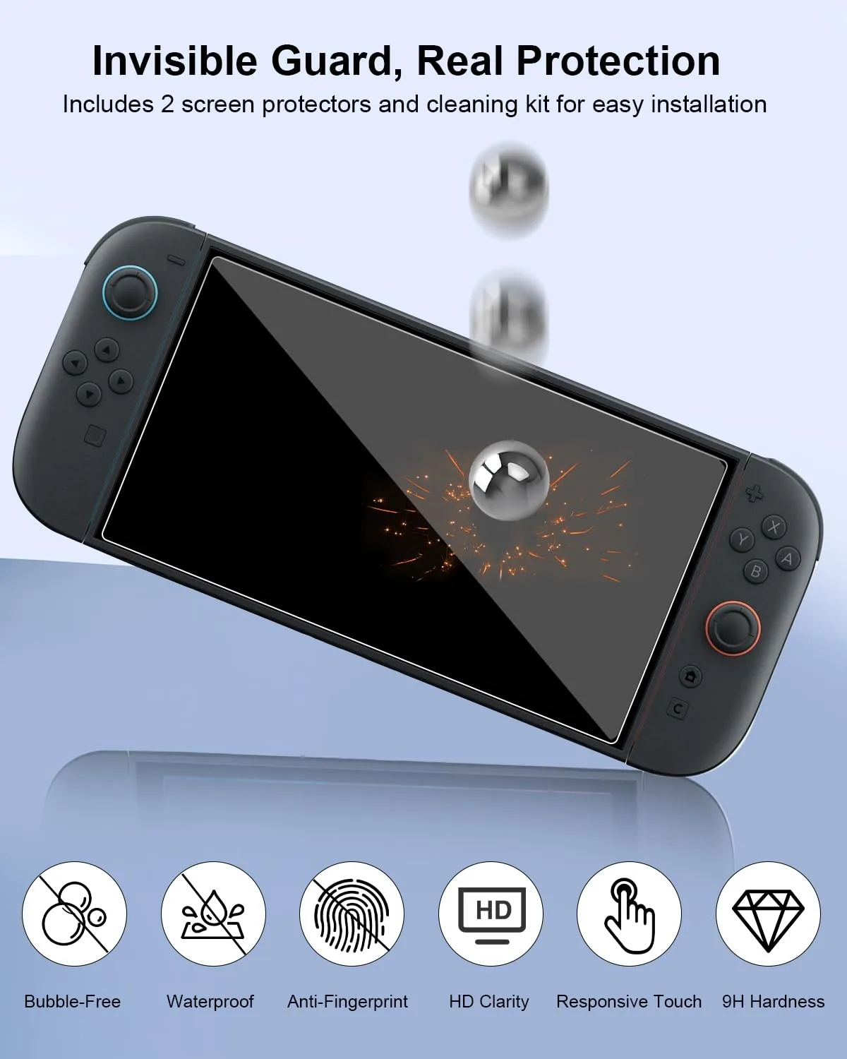 BOCACUE Carrying Case for Nintendo Switch 2, 9-in-1 Accessories Bundle